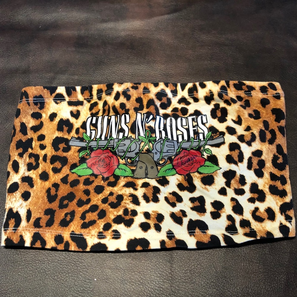 Bandeau Guns & Roses top